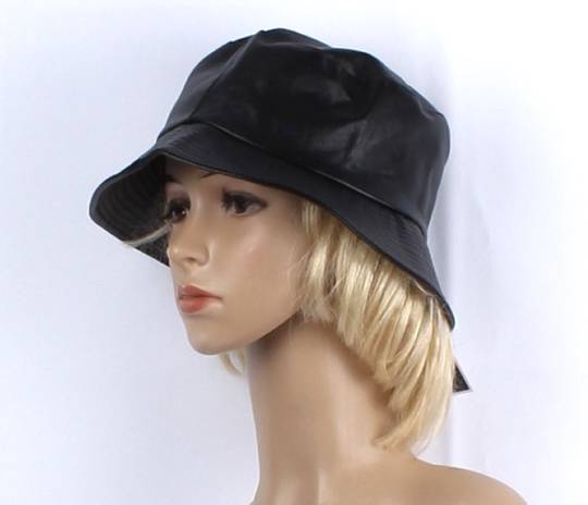 Headstart  plain rain  hat black Style : HS/6014BLK